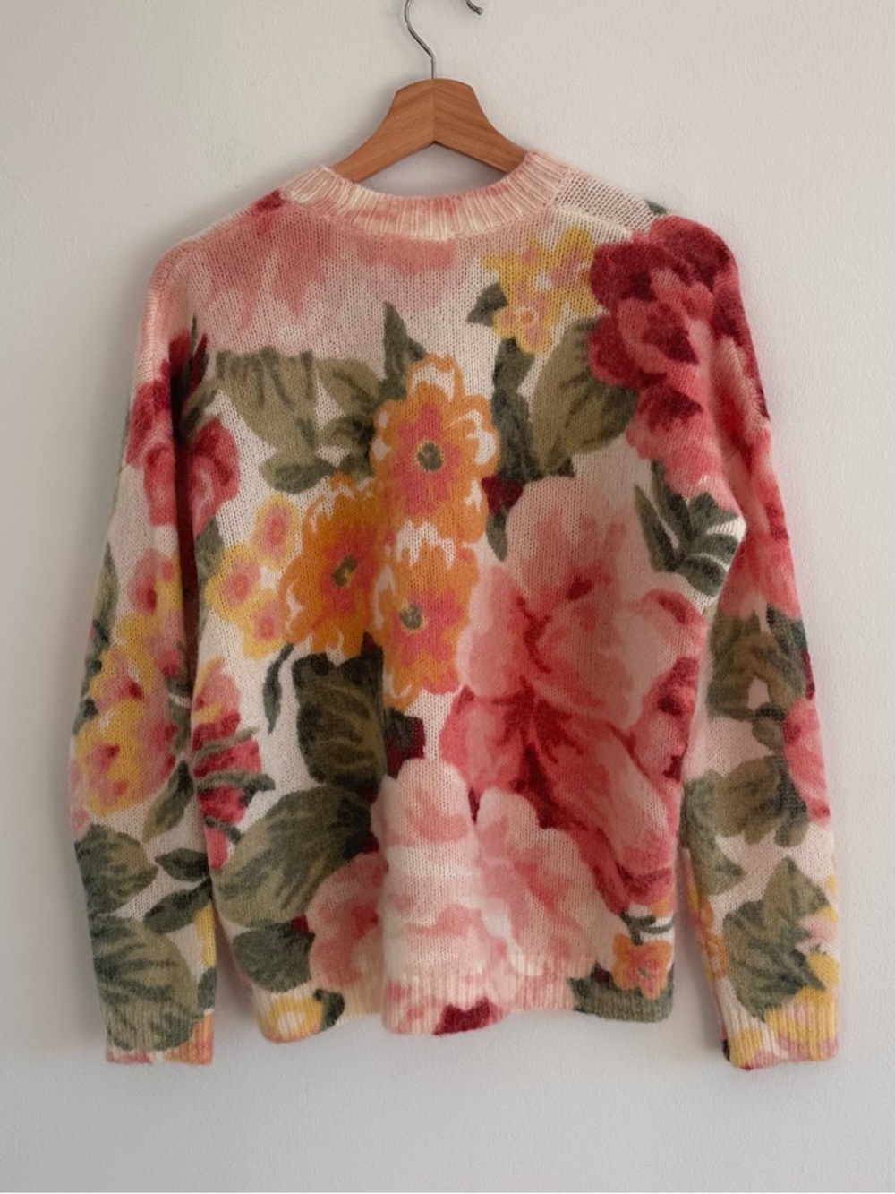 Sezane wool mohair Clarissa jumper in London Bouquet size Small - Picture 6 of 8